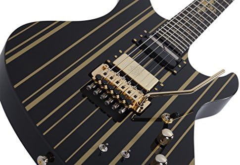 Schecter Synyster Gates Custom S   Black with Gold Stripes