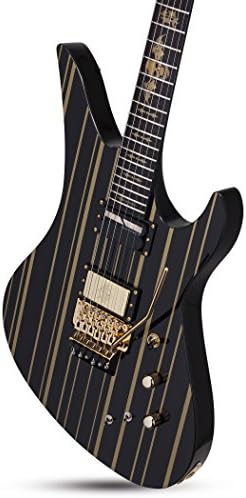 Schecter Synyster Gates Custom S   Black with Gold Stripes