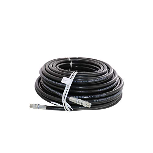 Schieffer 4000 PSI 3/8 x 150 Thermoplastic Sewer Jetter Hose 3/8 Solid Swivel