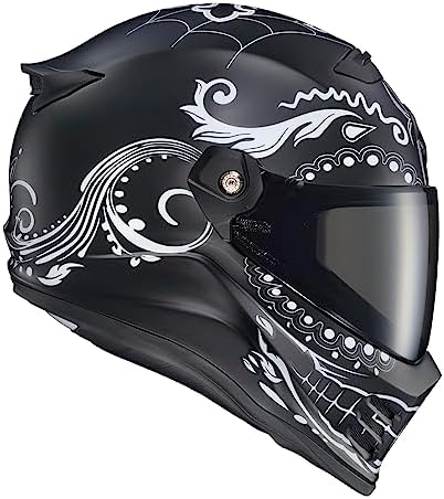 ScorpionEXO Covert FX Full Face Adult Motorcycle Helmet Street Fighter Style   Bluetooth Ready Speaker Pockets DOT ECE Solid  Gloss Black   Large 