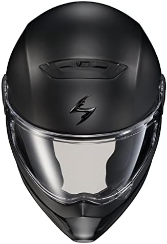 ScorpionEXO Covert FX Full Face Adult Motorcycle Helmet Street Fighter Style   Bluetooth Ready Speaker Pockets DOT ECE Solid  Gloss Black   Large 