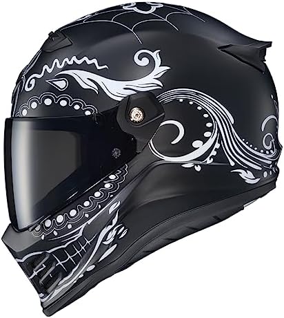 ScorpionEXO Covert FX Full Face Adult Motorcycle Helmet Street Fighter Style   Bluetooth Ready Speaker Pockets DOT ECE Solid  Gloss Black   Large