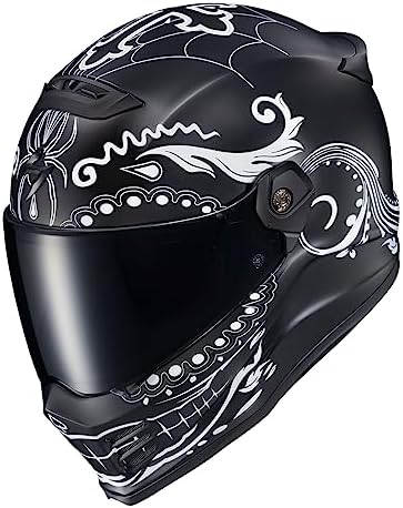 ScorpionEXO Covert FX Full Face Adult Motorcycle Helmet Street Fighter Style   Bluetooth Ready Speaker Pockets DOT ECE Solid  Gloss Black   Large