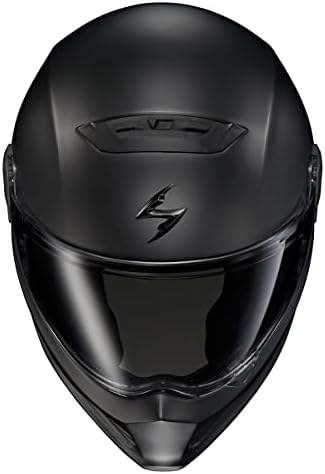ScorpionEXO Covert FX Full Face Adult Motorcycle Helmet Street Fighter Style   Bluetooth Ready Speaker Pockets DOT ECE Solid  Gloss Black   Large