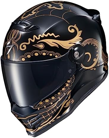 ScorpionEXO Covert FX Full Face Adult Motorcycle Helmet Street Fighter Style   Bluetooth Ready Speaker Pockets DOT ECE Solid  Gloss Black   Large
