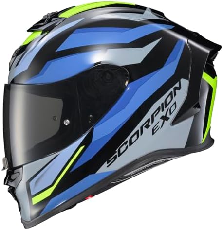 ScorpionEXO R1 Air Full Face Motorcycle Helmet with Pinlock Shield and Bluetooth Ready Speaker Pockets DOT ECE Solid  Matte Black   Medium 