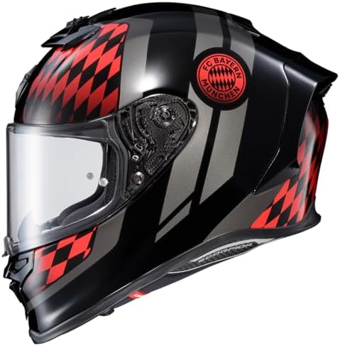 ScorpionEXO R1 Air Full Face Motorcycle Helmet with Pinlock Shield and Bluetooth Ready Speaker Pockets DOT ECE Solid  Matte Black   Medium 