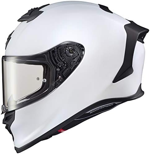 ScorpionEXO R1 Air Full Face Motorcycle Helmet with Pinlock Shield and Bluetooth Ready Speaker Pockets DOT ECE Solid  Matte Black   Medium 
