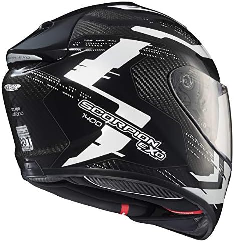 ScorpionEXO ST1400 Carbon Fiber Full Face Sport Touring Street Motorcycle Helmet Airfit Sytem Bluetooth Ready Speaker Pockets DOT ECE Approved Adult