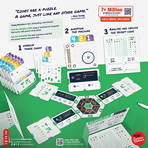 Scorpion Masque Turing Machine   Strategy Game for Teens and Adults   Ages 14    1 to 4 Players   20 Minutes