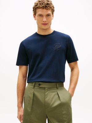 Talla L - Script Monogram Interlock T Shirt