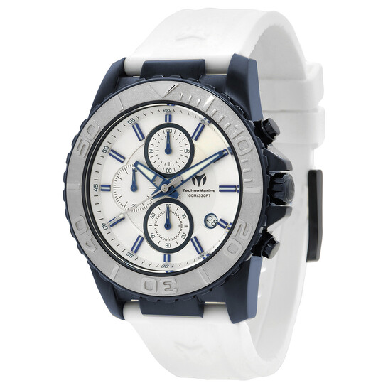 Sea Chronograph Quartz Silver Dial Men s Watch