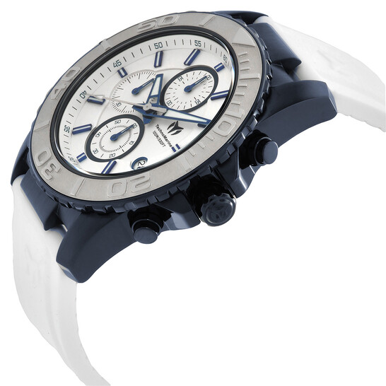 Sea Chronograph Quartz Silver Dial Men s Watch