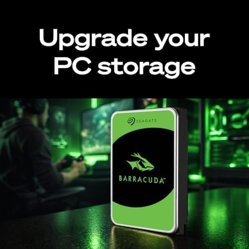 Seagate BarraCuda 8 TB Internal Hard Drive HDD   3 5 Inch SATA 6 Gb/s  5 400 RPM  256 MB Cache for Computer Desktop PC  ST8000DMZ04/004 