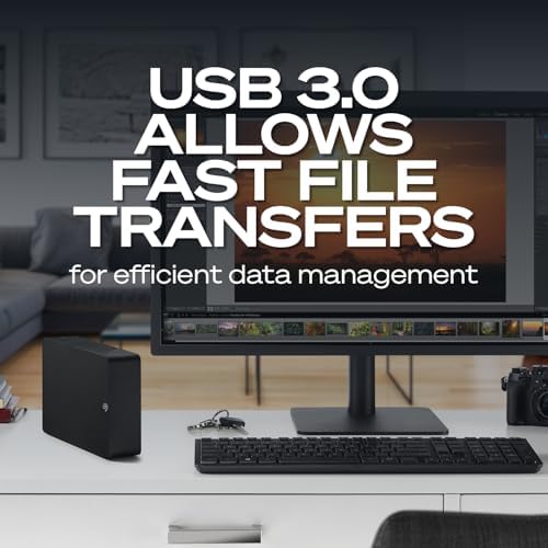 Seagate Expansion 8TB External Hard Drive HDD   USB 3 0  with Rescue Data Recovery Services  STKP8000400 