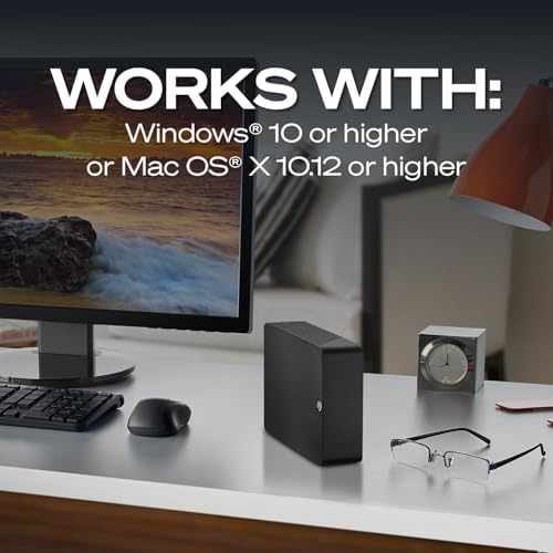 Seagate Expansion 8TB External Hard Drive HDD   USB 3 0  with Rescue Data Recovery Services  STKP8000400 