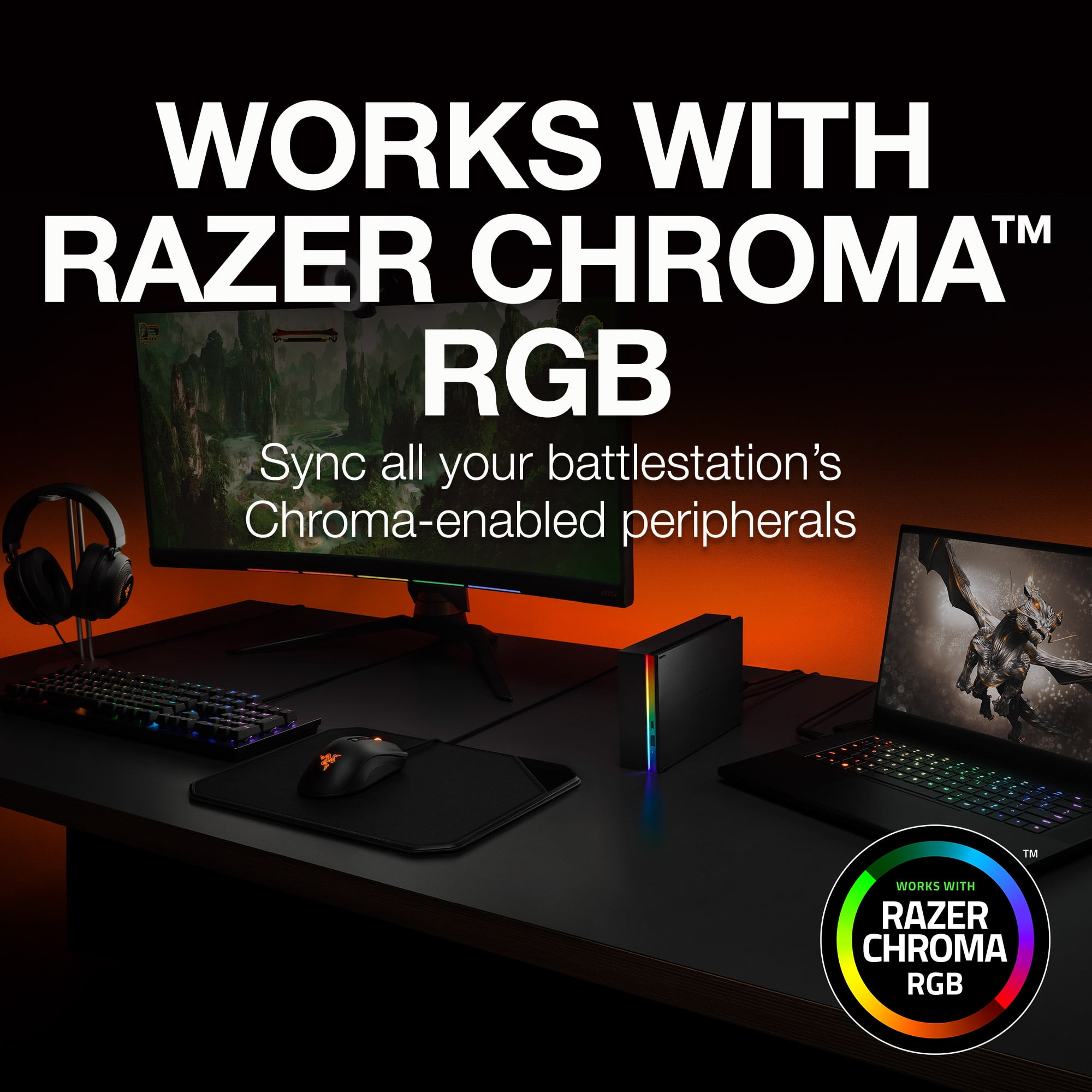 Seagate FireCuda Hub de Juegos 8TB Disco Duro Externo USB 3.2 Gen 1 con Iluminación LED RGB