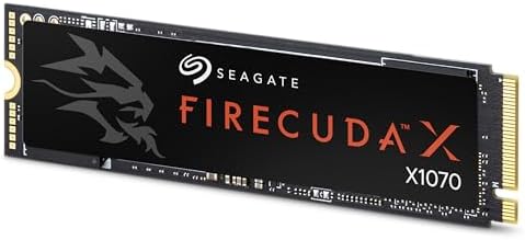 Seagate FireCuda X1070 1TB Internal Solid State Drive SSD   M 2 PCIe Gen4 3D QLC NAND Technology  Rescue Services  ZP1000GS3A001 