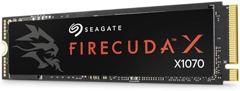 Seagate FireCuda X1070 1TB Internal Solid State Drive SSD   M 2 PCIe Gen4 3D QLC NAND Technology  Rescue Services  ZP1000GS3A001 