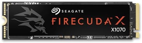 Seagate FireCuda X1070 1TB Internal Solid State Drive SSD   M 2 PCIe Gen4 3D QLC NAND Technology  Rescue Services  ZP1000GS3A001 
