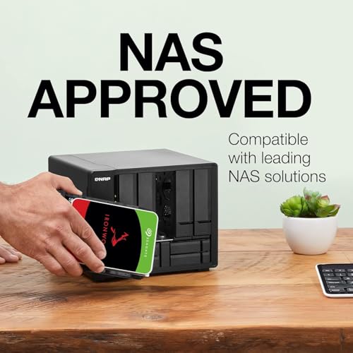 Seagate IronWolf 12TB NAS Internal Hard Drive HDD   CMR 3 5 Inch SATA 6Gb/s 7200 RPM 256MB Cache for RAID Network Attached Storage  ST12000VNZ008/ST12000VN0008 