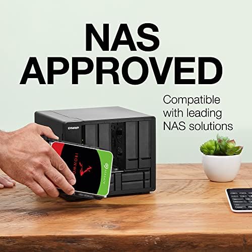 Seagate IronWolf 4TB NAS Internal Hard Drive CMR 3 5 Inch SATA 6Gb/s 5400 RPM 64MB Cache for RAID Network Attached Storage Rescue Services  ST4000VNZ06/006