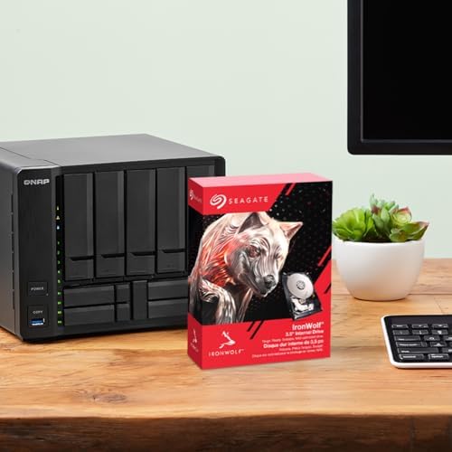 Seagate IronWolf 8TB NAS Internal Hard Drive HDD   3 5 Inch SATA 6Gb/s 7200 RPM 256MB Cache for RAID Network Attached Storage   Frustration Free Packaging  ST8000VNZ04/N004 