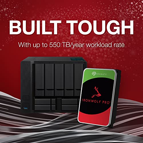 Seagate IronWolf Pro  12 TB  Enterprise NAS Internal HDD  CMR 3 5 Inch  SATA 6 Gb/s  7 200 RPM  256 MB Cache for RAID Network Attached Storage  ST12000NT001