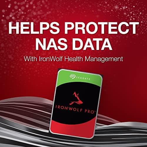 Seagate IronWolf Pro  4 TB  Enterprise NAS Internal HDD  CMR 3 5 Inch  SATA 6 Gb/s  7 200 RPM  256 MB Cache for RAID Network Attached Storage  ST4000NT001