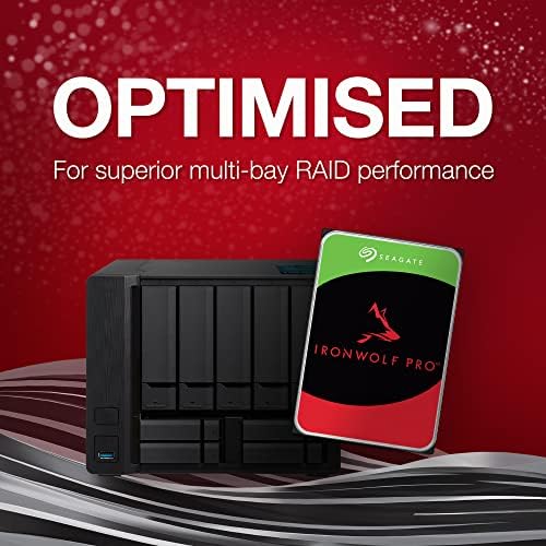 Seagate IronWolf Pro  4 TB  Enterprise NAS Internal HDD  CMR 3 5 Inch  SATA 6 Gb/s  7 200 RPM  256 MB Cache for RAID Network Attached Storage  ST4000NT001