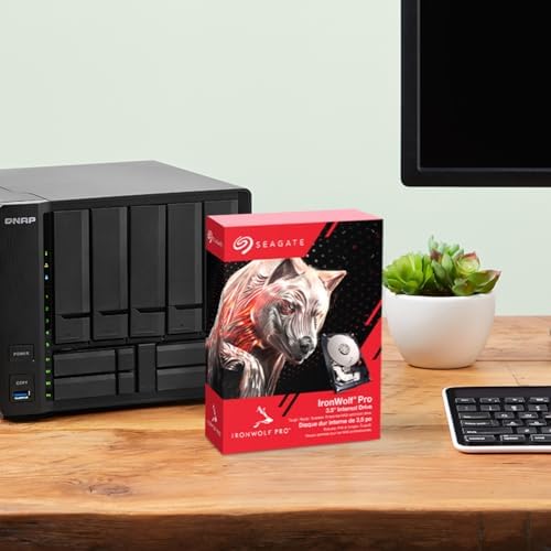 Seagate IronWolf Pro 28TB Enterprise NAS Disco duro interno - CMR 3.5 pulgadas SATA 6Gb/s 7200 RPM 512MB caché para almacenamiento conectado a red RAID, servicios de rescate (ST28000NT000)
