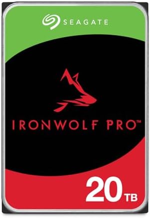 Seagate IronWolf Pro 28TB Enterprise NAS Disco duro interno - CMR 3.5 pulgadas SATA 6Gb/s 7200 RPM 512MB caché para almacenamiento conectado a red RAID, servicios de rescate (ST28000NT000)