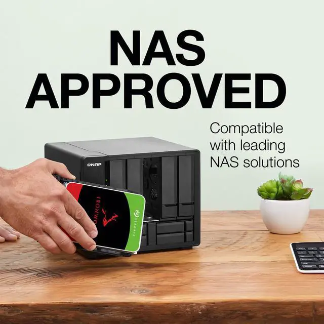 Seagate IronWolf ST4000VN006 4TB 5400 RPM 256MB Cache SATA 6 0Gb/s 3 5" Internal Hard Drive