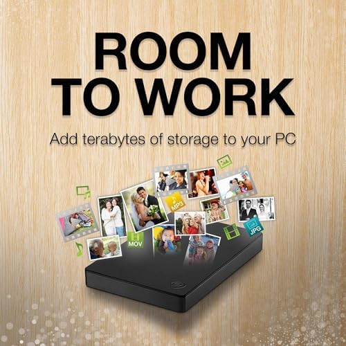 Seagate Disco duro externo portátil de 2 TB HDD — USB 3.0 para PC, Mac, PlayStation y Xbox, servicio de rescate de 1 año (STGX2000400)