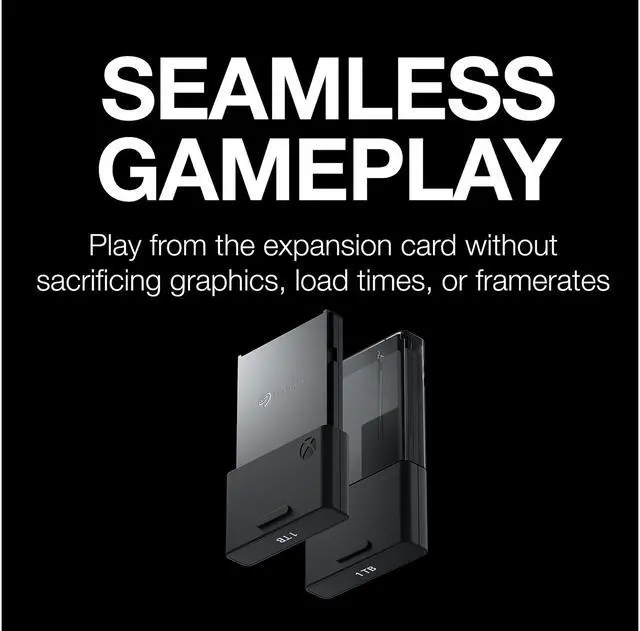 Seagate Storage Expansion Card 2TB Solid State Drive   NVMe SSD for Xbox Series X S  Quick Resume  Plug & Play  Licensed  STJR2000400