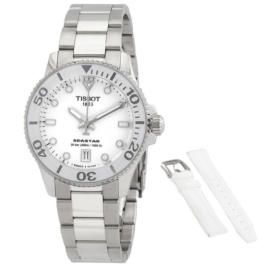 Seastar Quartz White Dial Men s Watch