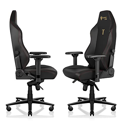 Secretlab Titan Evo Stealth Gaming Chair   Reclining  Ergonomic & Comfortable Computer Chair with 4D Armrests  Magnetic Head Pillow & 4 Way Lumbar Support   Black   Leatherette