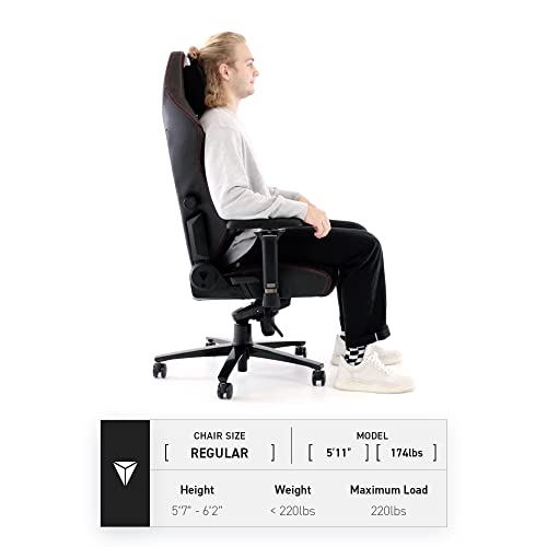 Secretlab Titan Evo Stealth Gaming Chair   Reclining  Ergonomic & Comfortable Computer Chair with 4D Armrests  Magnetic Head Pillow & 4 Way Lumbar Support   Black   Leatherette