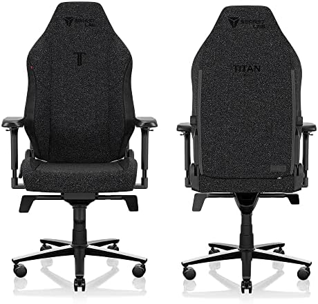 Secretlab Titan Evo Black3 Gaming Chair   Reclining  Ergonomic & Heavy Duty Computer Chair with 4D Armrests  Magnetic Head Pillow & Lumbar Support   Big and Tall Up to 395 lbs   Black   Fabric