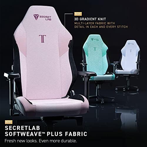 Secretlab Titan Evo Black3 Gaming Chair   Reclining  Ergonomic & Heavy Duty Computer Chair with 4D Armrests  Magnetic Head Pillow & Lumbar Support   Big and Tall Up to 395 lbs   Black   Fabric