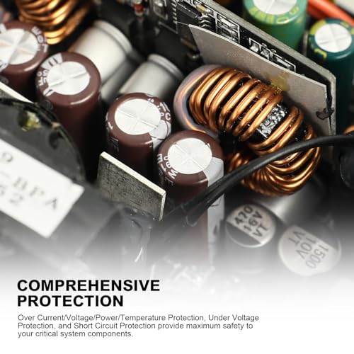 Segotep 650W 80 Plus Gold Certified Non Modular ATX Power Supply with 6 2 Pin Connectors PFC Protection and RoHS Compliance  120mm Silent Fan Gaming PSU GN 650 Black