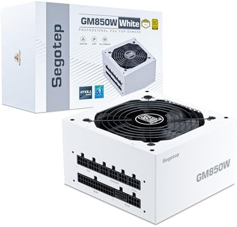 Segotep 650W 80 Plus Gold Certified Non Modular ATX Power Supply with 6 2 Pin Connectors PFC Protection and RoHS Compliance  120mm Silent Fan Gaming PSU GN 650 Black