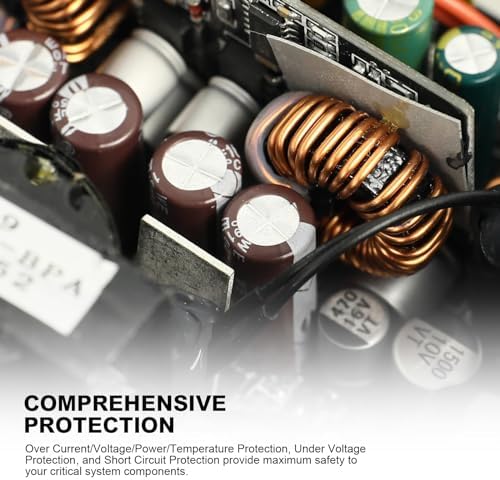 Segotep 650W 80 Plus Gold Certified Non Modular ATX Power Supply with 6 2 Pin Connectors PFC Protection and RoHS Compliance  120mm Silent Fan Gaming PSU GN 650 Black