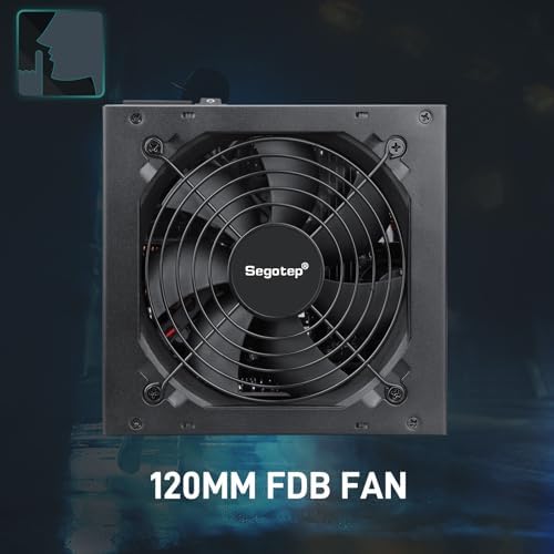 Segotep GM850 Power Supply 850W  PCIe 5 1 & ATX 3 1 Full Modular 80 Plus Gold Certified Gaming PSU for NVIDIA RTX 20/30/40/50 Series and AMD Graphics Cards