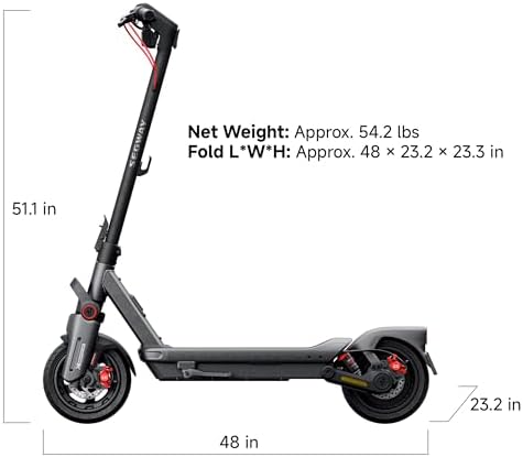 Segway Ninebot MAX Series Electric Scooter  Up to 22 28 MPH  Long Rang  Dual Suspension & Braking System  Fast Charging  Scooter for Adults  UL 2272 2271 Certified  G2/G3 