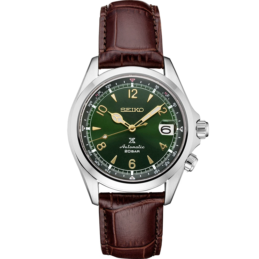 Seiko Prospex Land 39 5 MM Green Dial Automatic Watch SPB121J1