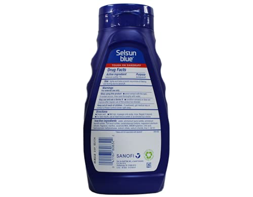 Selsun Blue Dandruff Shampoo 11 oz  Medicated  Pack of 6