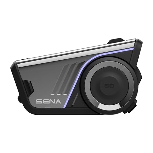 Sena 60S Motorcycle Communication Headset with Wave  Mesh  and Bluetooth Intercom  2nd Generation Sound by Harman Kardon