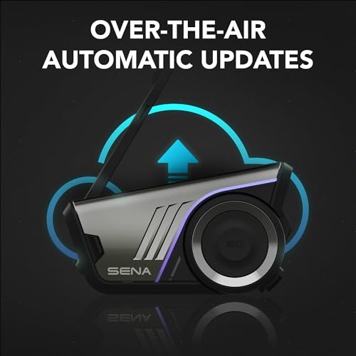 Sena 60S Motorcycle Communication Headset with Wave  Mesh  and Bluetooth Intercom  2nd Generation Sound by Harman Kardon