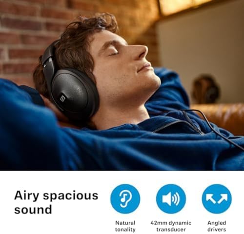 Sennheiser HD 620S Closed Back Over Ear Audiophile Headphones   Natural Spatial Imaging  Low Distortion  Comfortable All Day Design  Detachable Cable   Ideal for Focused Listening  Gaming  and Desk